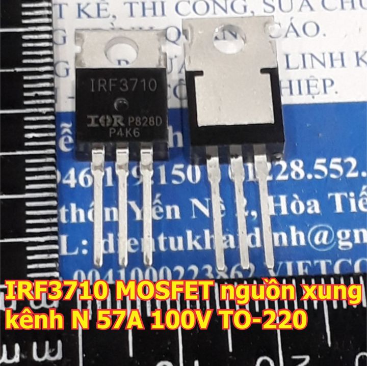 5 con IRF3710 IRFP3710 3710 IRF3710S F3710S F3710 MOSFET nguon xung ...