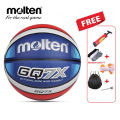 Molten BG3320 GQ7X Category 7 PU Leather Material Basketball Ball  Size 7 PU Leather Material Indoor Outdoor Basketball. 