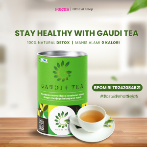GAUDI TEA Detoksifikasi Pencernaatn Buang Racun Dalam Tubuh