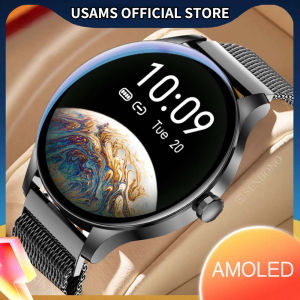 USAMS Track Bluetooth Call Men Smart Watch Women Full Touch Health Fitness Sports Smart Bracelet Waterproof Smartwatch Women