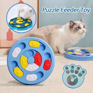 Dog Puzzle Feeder Toy Slow Food Feeder Food Turntables Anti Choking Cat Dog Bowl Pet Supplies Anjing