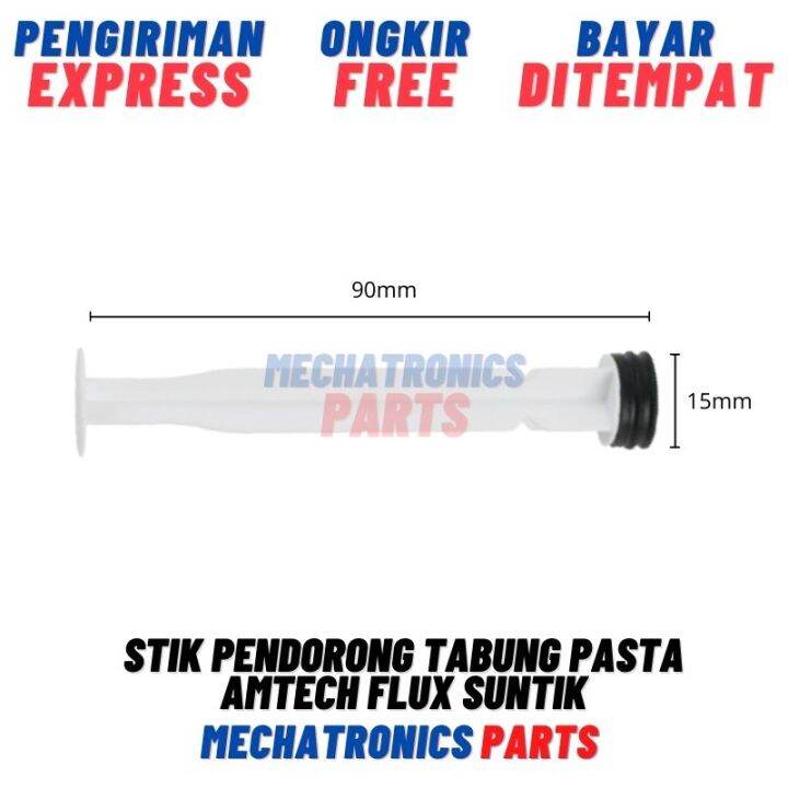 Stik Pendorong Tabung Pasta Amtech Flux Suntik Fluks Solder Songka Pasta