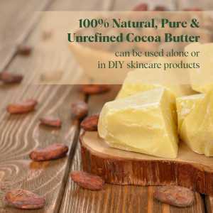 Unrefined Cocoa Butter 500g 100% Natural For Skin Care DIY Body Butter Lip Balms Moisturizing Lotions Stretch Marks