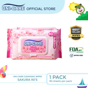 Uni-Care Sakura Cleansing Wipes 90s Pack of 1