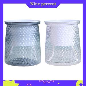 Nine percent Double-layer Self Watering Plant Pot Transparent Plastic Flower Vase Automatic Lazy Potted Flower Pot Hydroponic Flowerpot Decor