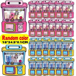 5/10pcs Food Grade Wedding Childrens Birthday Party Gift Bag Durable Cute Cartoon Doll Shape Sweets Cookies Snack Plastic Sealing Pockets
