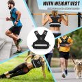 Wankeer Adjustable Weighted Vest for Women and Men, 4-10lb/11-20lb/21-30LB Adjustable Weighted Vest with Reflective Strip, Body Weight Vest for Walking, Running, Fitness, Strength Training. 