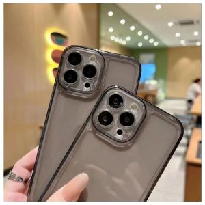S001 OPPO/REALME softcase SPACE TRANSPARAN + protec kamera good quality