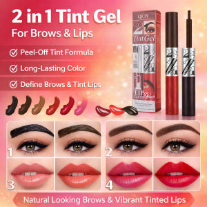 【2-In-1 Peel-Off Tint】Double-Ended Peel-Off Brow Gel Natural Brow Shaping Gel Long-Lasting Brow Gel