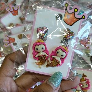 ต่างหูหนีบเด็ก ลายการ์ตูน(พร้อมส่ง)