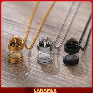 Miễn phí vận chuyển✨ Rõ ràng Hollow fillable Glass ống dây chuyền cho phụ nữ người đàn ông urn tro hỏa Táng đồ trang sức tưởng niệm lưu niệm Mặt dây chuyền