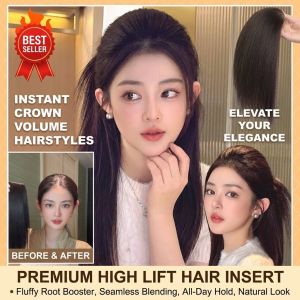 Luxurious Volume Hair Lift Clip Extra Thick Sponge Puff Root Height Booster For Fine Flat Hair Instant High Crown Volumizer Hair Accessory