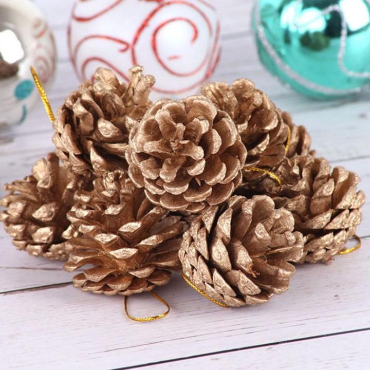Pine cone xmas tree ornaments