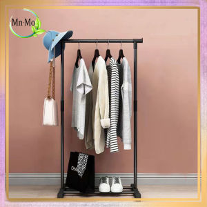Single Pole Cloth Hanger Strong Steel Structure Laundry Rack Cloth Clothes Rack Hanging Organizer Hanger Rak Baju