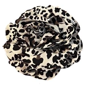 Large Flower Hair Claw Clip for Women and Girl Leopard Print Big Flower Hair Clamp for Elegant Hairstyles Fashion Decors