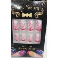 12 pcs New Yazimj Nail Art Decoration Kit With Free Glue. 