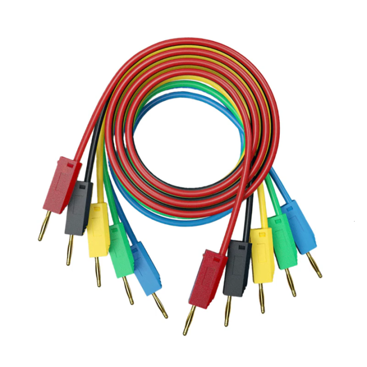 Flexible 2mm Test Cord Wire with Gold plate Banana connector PVC Cable ...