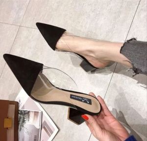 JURAGAN ONLINE - High Heels GENDHIS Hak Kaca Sandal Pesta Wanita Warna Soft Nyaman Dipakai