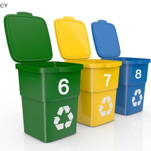 GY🌠🌠🌠 Self-Adhesive Trash Can Labels Wheelie Bin Number Sticker Durable Outdoor Label Garage Trash Can Numeber Stickers Weatherproof