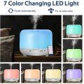 500ML 7 LED Humidifier with Essential oil Ultrasonic Aromatherapy Essential Oil Diffuser AIr Purify. 