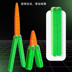 Dao Bướm Đồ Chơi Hình Cà Rốt – Xoay Cực Đỉnh Chơi Cực Đã