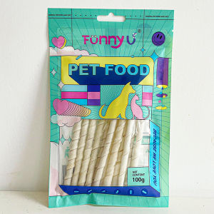 Funny U Dog Treats Chicken Jerky Pollock Sushi Chicken Dumbell Chicken Wrapped Milk Stick Sandwich Drumlets Chicken Jerky Duck Jerky Calcium Bone Goat Milk Bolo Fruit Biscuits 100g