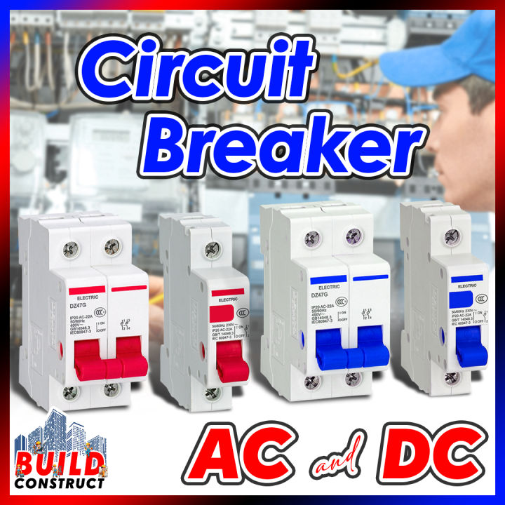 AC & DC Miniature Circuit Breaker Solar Mini Circuit Breaker Battery ...