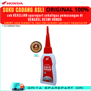 Oli Gardan motor Matic ori AHM Oli gardan Metic Honda Original AHM oli rantai