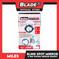 Miles 2-way Blind Spot Mirror (Round) BSM057 with 360 degree Adjustable Swivel Base. 
