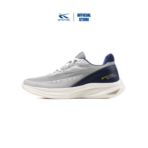 Spotec Running Dominate Sepatu Lari Pria Wanita Abu Muda - Putih Tulang