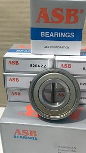 Bearing ASB 6204 ZZ 6204ZZ Kelahar Bering Laher lahar Harga Satuan / 1Pcs