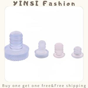 YINSI Transparent Rubber Particles Soft Anti-Collision Particle Hole Plug Foot Nail