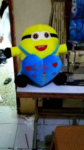 BONEKA MINION GRATIS UKIR NAMA size XL