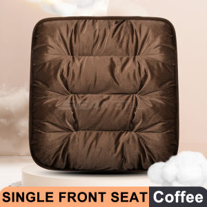Car Cushion Winter Single Seat Covers Short Plush Three-piece Set Warm Seat Cushion