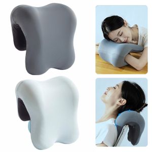 JUTBONG Ergonomic Neck Cushion Memory Foam Comfortable Chair Neck Cushion Breathable Neck Support Desk Pillow Office Chair