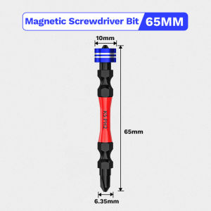 K5 Non-slip High Hardness Steel Magnetic Double-ended Phillips Screwdriver Bit Pneumatic Electric Driver Bit 65mm 100mm Cross Head Hex Shank