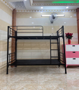 Giường Sắt 2 Tầng cao cấp ngang 1m2 x dài 2m x cao 1m7