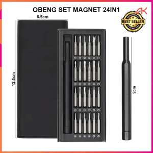 OBENG SET 24IN1 MAGNETIC MULTIFUNGSI PRAKTIS