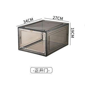 Storage Box Tas Acrylic Transparent Display Kotak Penyimpanan Sepatu Display Collection display Garage kit menunjukkan