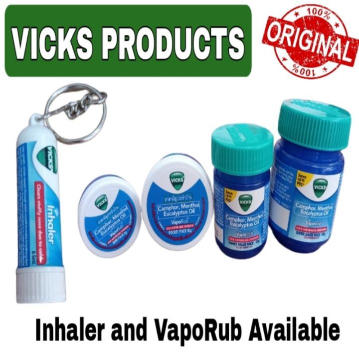 Vicks Inhaler and VapoRub (Available all Sizes) | Lazada PH