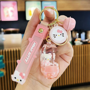 Móc khóa xe máy ô tô MÈO H.E.L.O K.I.T.Y siêu dễ thương cute móc treo balo túi xách thời trang