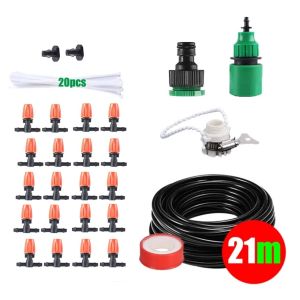 【จัดส่งฟรี】หัวพ่นหมอกสีส้มแบบปรับละอองน้ำ พ่นหมอก สะใจ พร้อมสายไมโคร21เมตร แบบแยกสองทางหัวพ่นหมอก ปรับปริมาณน้ำได้ พิเศษด้วยข้อต่อก๊อกที่ออกแบบได้ตามใจต้องการ สำหรับพ่นไอหมอก พ่นละอองน้ำ ในสวน อุปกรณ์ครบชุด ชุดรดน้ำต้นไม้อัตโนมัติ รดน้ำต้นไม้พ่นหมอกหังคา