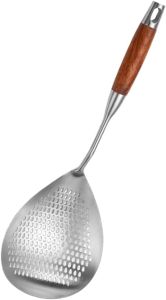 Mobestech Mesh Strainer Spoon Strainer Stainless Steel Pasta Colander Fried Food Skimmer