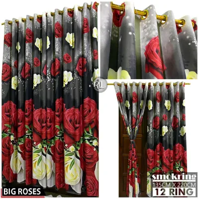 Hordeng ruang tamu mewah Size 135x220