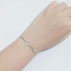 Gelang Liatris Serut 01 Alloy Lapis Mas 18K Permata  ZirconiaPremium Quality & Tahan Lama BP007S