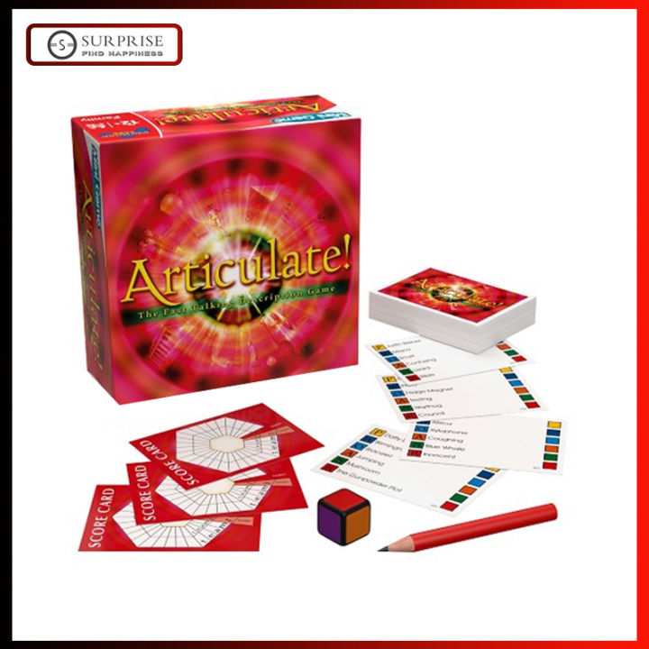Board Game Articulate - Mini Game Travel Game