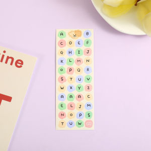 Pharaoh🎀COD Stiker tato lucu gratis  Circular Marker Stiker /Permen Warna  Alfabet Bahasa Nomor  Aesthetic Stiker