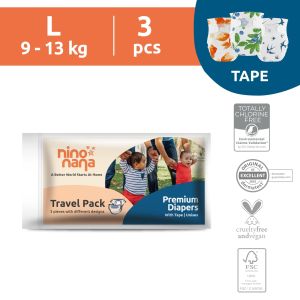 Nino Nana Tape Diapers Travel Pack - Sample