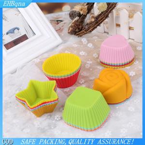 [COD] 6PCS Silicone Cake Cupcake Cup Cake Tool Bakeware Baking Silicone Mold Cupcake