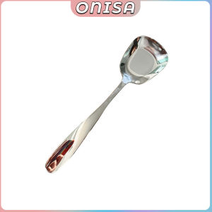 Stainless Steel Soup Spoon Large Capacity Long Handle Public Tablespoons Serving Spoon